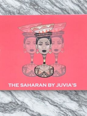 The Saharan Eyeshadow Palette by Juvia's - Bold Coral Pink Box